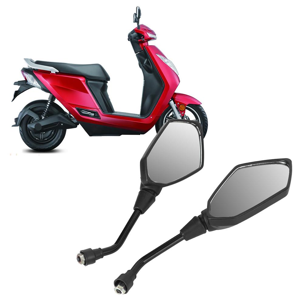 Pair of Motorcycle Modification   Rearview Wing Mirror Motorbike Accessory Black