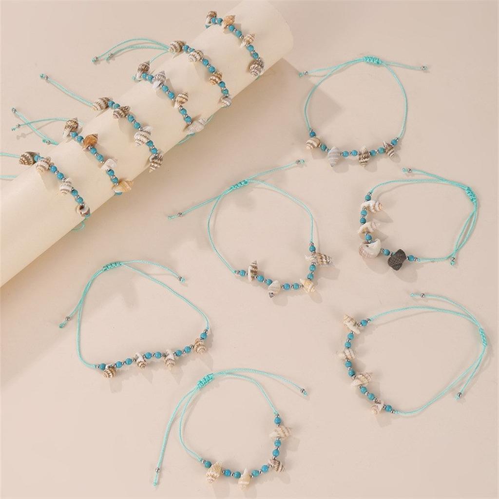 Set of 12 Unique Handmade Bracelet Soft Bracelet Fashion Wristband Woven Bracelet Alloy Texture for Various Occasions