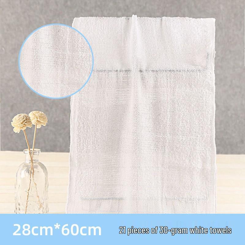 White Pure Cotton Hotel Towel: Soft, Absorbent, Durable, Embroidery-Friendly for Spa & Salon Use