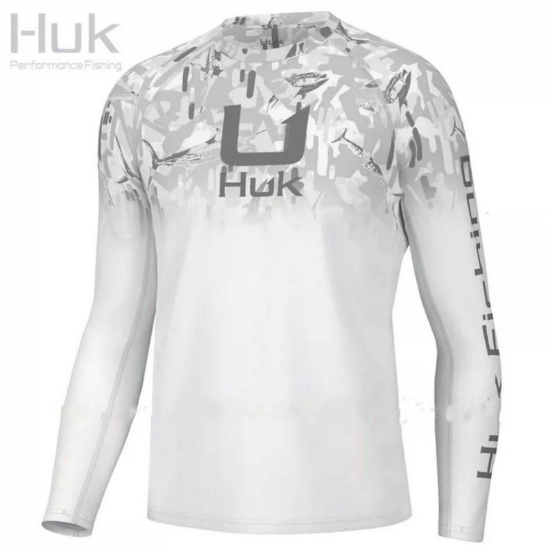 Mens Quick-Dry UV Protection Fishing Shirt Long Sleeve Breathable Bamboo Fiber Outdoor Sport Top Summer