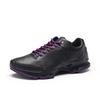 Womens Lightweight Comfortable Walking Sneakers With Cushioned Sole Breathable Leather Upper Flat Heel Daily Wear Light