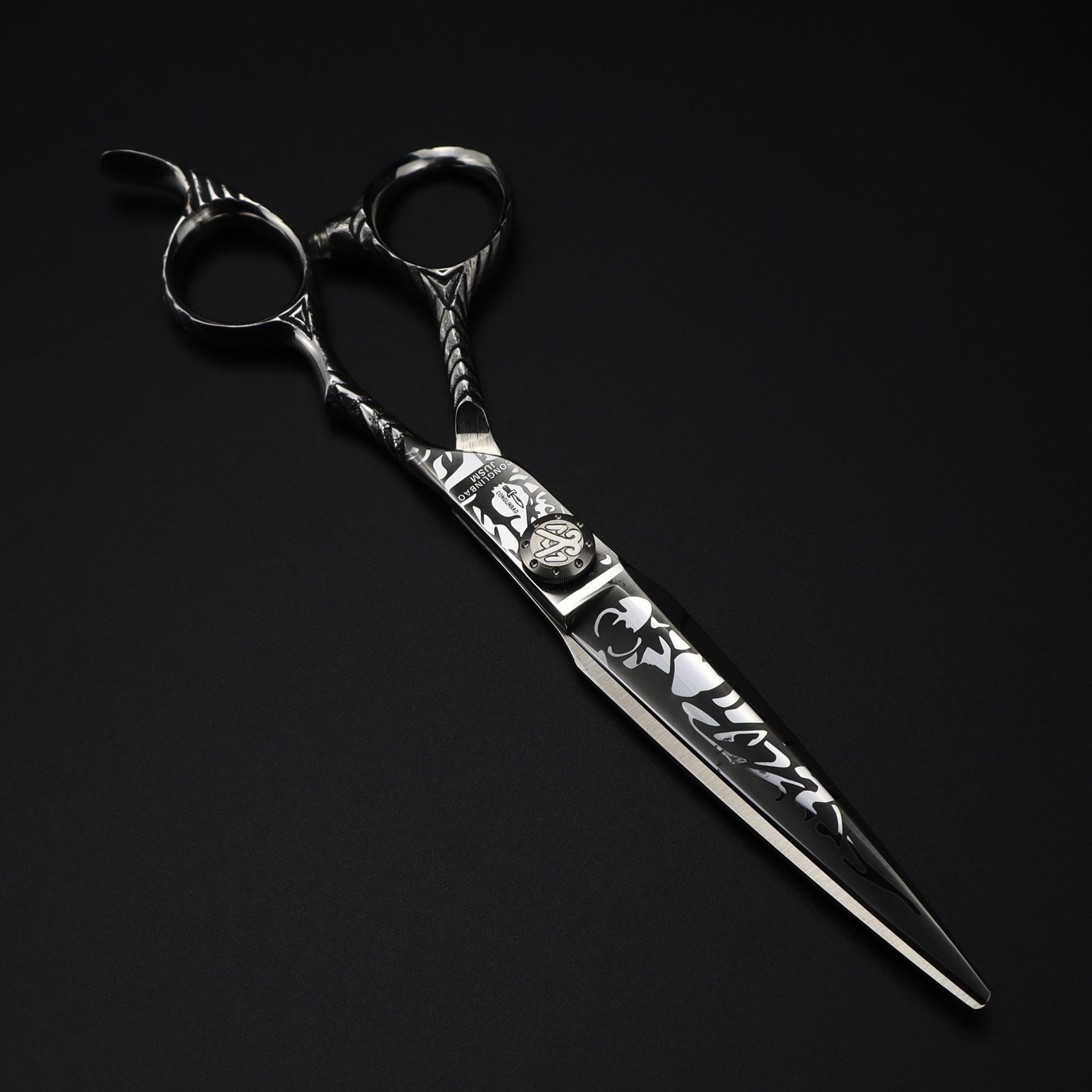 

7.0 Inch, Water Valley, Pattern Model, Dimash, Hair Scissors, Pet Scissors, Damascus Pattern 2H. 7inch mizutani