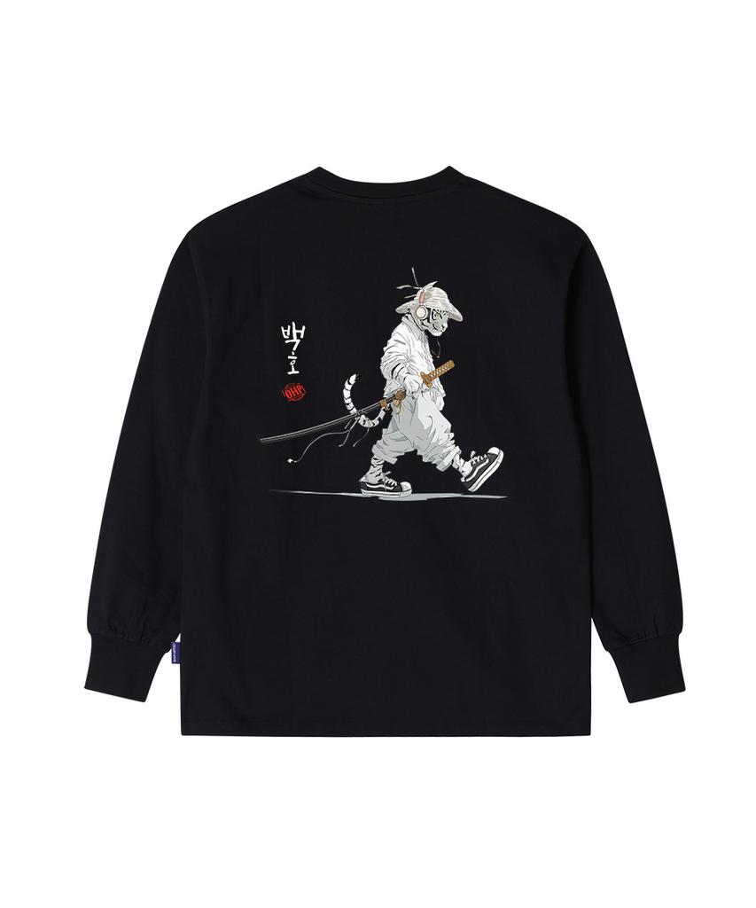 OHP Ohpxharmonia Bmartial Arts Master Crew Neck Long Sleeve T-Shirt