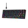 68 Keys Wired Mechanical Keyboard RGB Backlit Hot-Swappable Compact Design for   Gaming