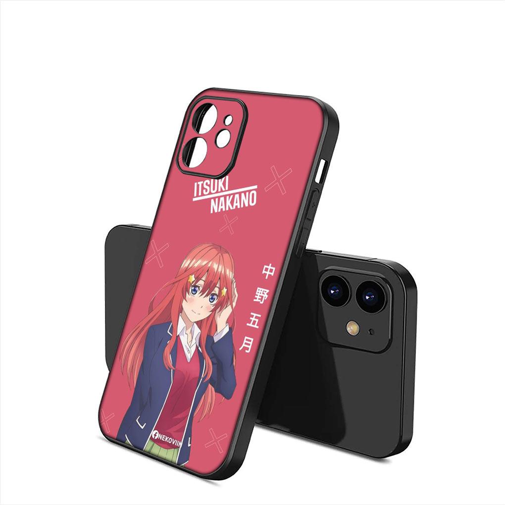 Nakano Ichika Miku Itsuki Nino Yotsuba Soft Phone Cover for Apple iPhone 15 14 Plus 13 12 Mini Pro Max XR + 13Pro 14+ 15+ Case