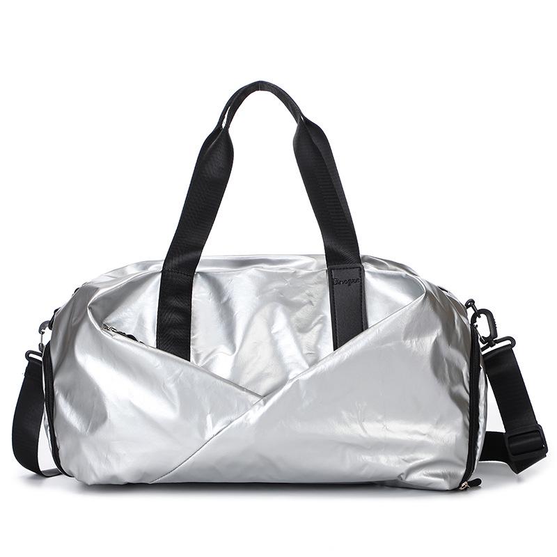 Women's Fitness Sports Bag with Shoe Compartment, Dry/Wet Separation, and Macaron Color for Yoga, Swimming, and Training