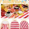 3Packs Striped Table Cloths 54 x 108 Inches Rectangle Plastic Tablecloth Waterproof Table Cover for Dining Birthday Party Picnic