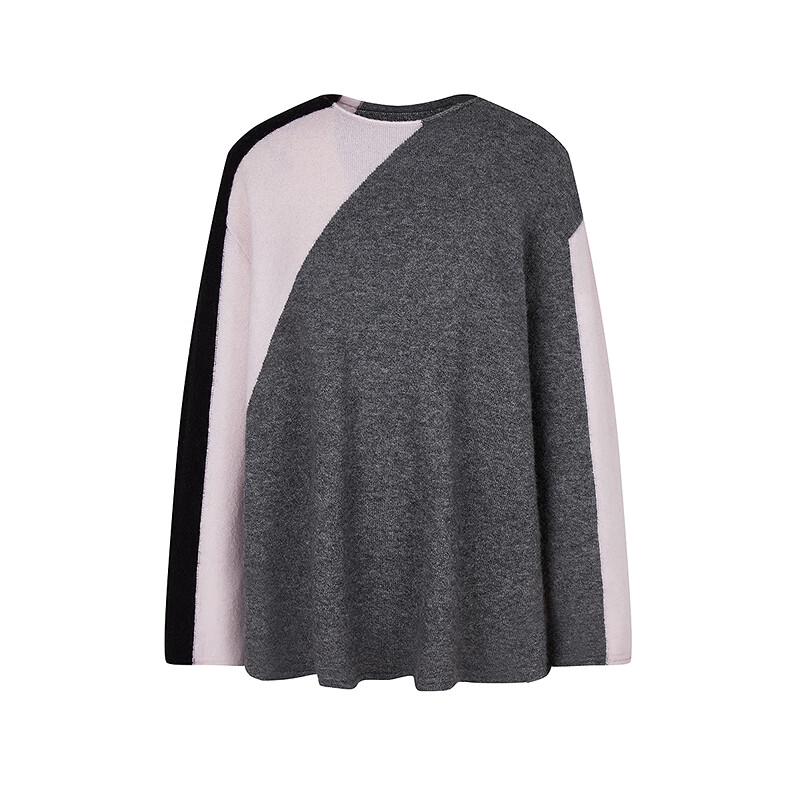 LESS 2025 Spring A-Line Long Sleeve Pullover Sweater
