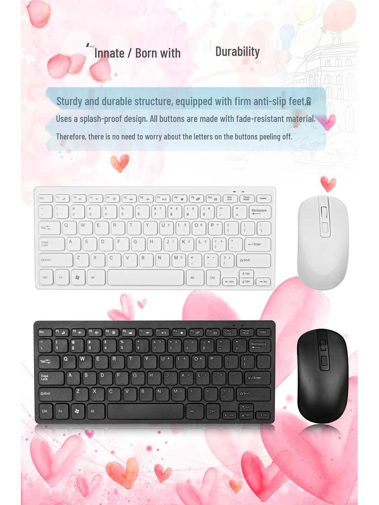 New 2.4G Wireless Mini Keyboard and Mouse Set 901 – Ideal for Office Use
