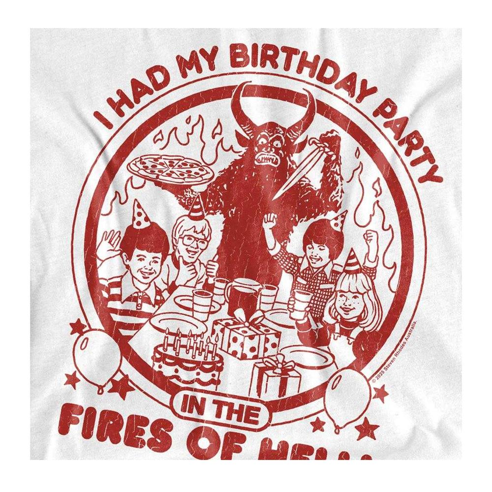 Steven Rhodes Womens/Ladies Birthday In Hell T-Shirt
