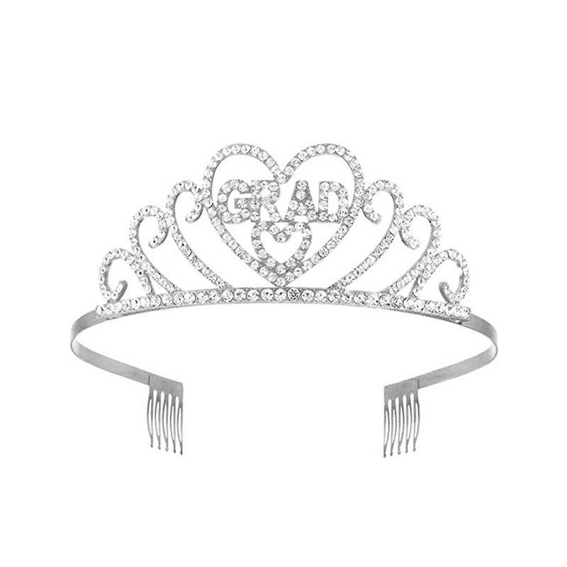 2024 Stupňovaná saténová šerpa Třpytivá korunka pro promoce Party Dekorace Balónky Rekvizity do fotobudky Potřeby pro bakaláře