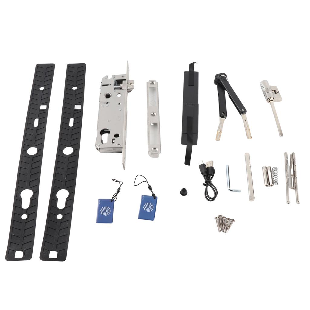 Smart Lock 2.4Ghz WiFi Keyless Entry   Handle Waterproof Aluminum Biometric     App for 40-120mm Thickness   Home Bedroom Door