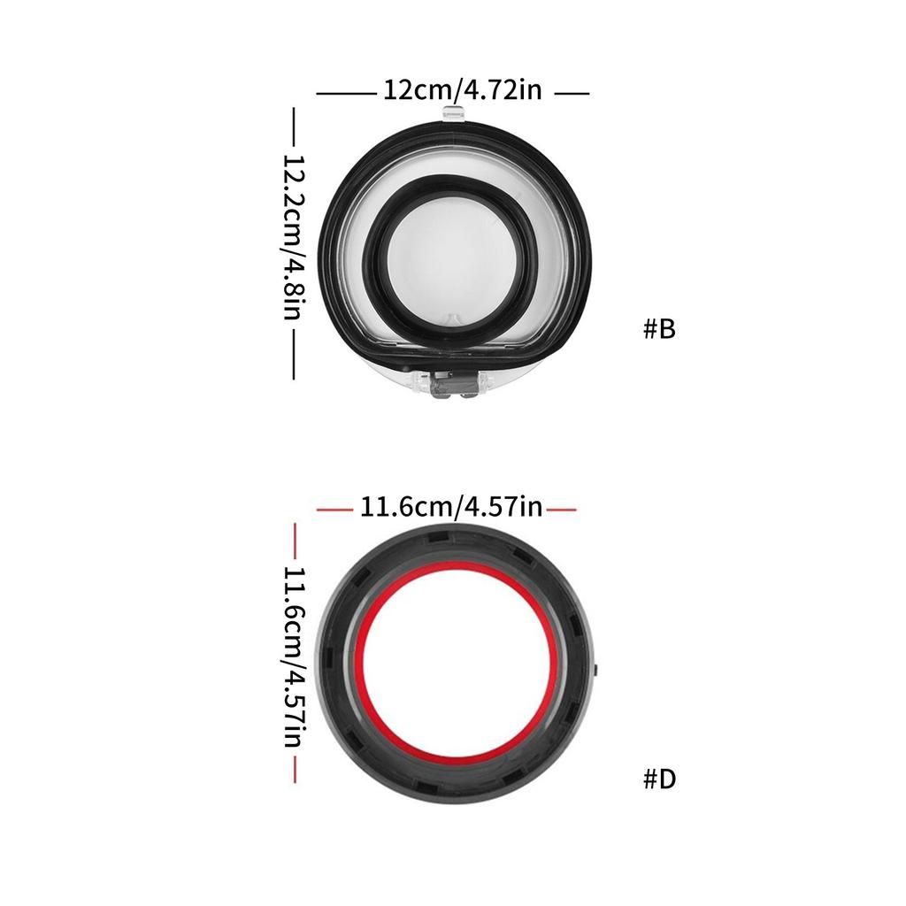 Fit for V7 V10 V11 Vacuum Cleaner Bottom Lid Top Fixed Sealing Rings of Dust Bin Replacement Dust Collection Accessories