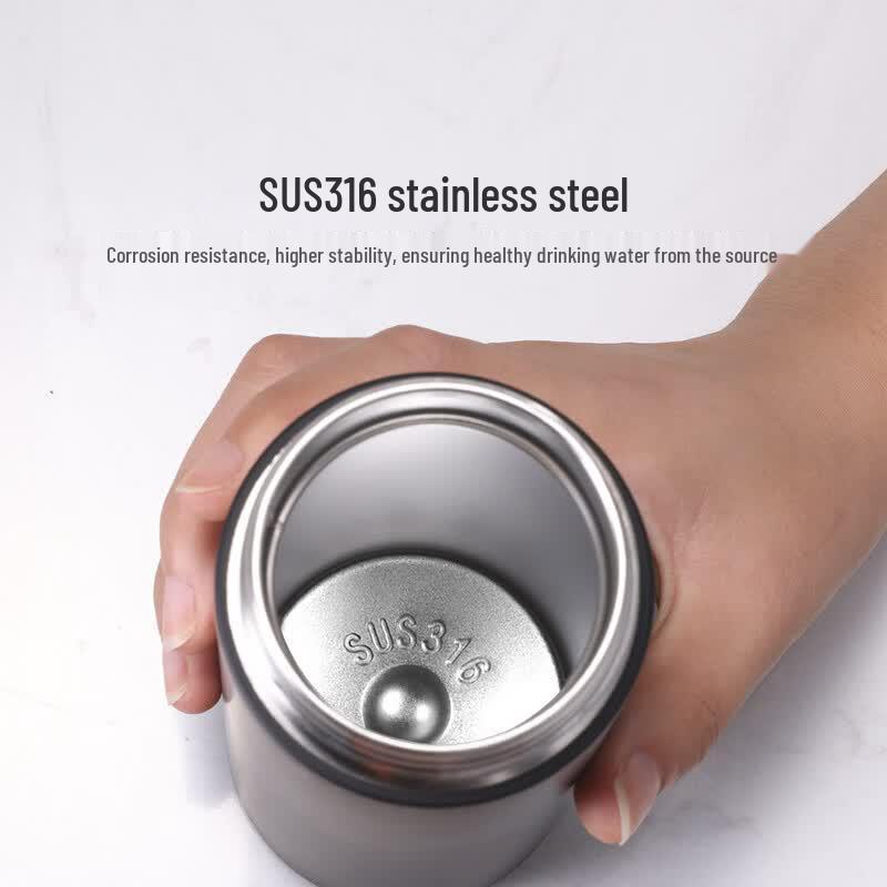 QUANGE Temperature Display 316 Stainless Steel Vacuum Flask