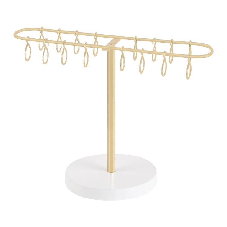 

Metal Hair Clip Organizers Stand Hair Accessory Storage Rack Metal Texture Suitable for Jewelry and Accessories Display 1