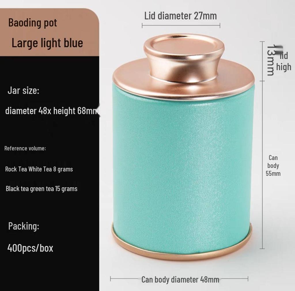Compact Sealed Tea Canister for Single Brew - Portable and Reusable
