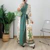 Autumn Style Middle Eastern Print Cape Coat