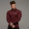 Muscleguys New Brand Bodybuilding Slim Fit Men's Polo Shirt Long Sleeve Fitness Casual Tees Autumn Clothing