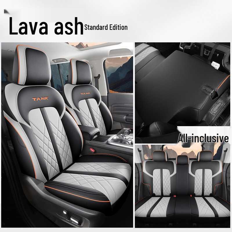 New Model Leather Car Seat Cushion for Tank 300 - Universal Five-Seater Four Seasons Cover