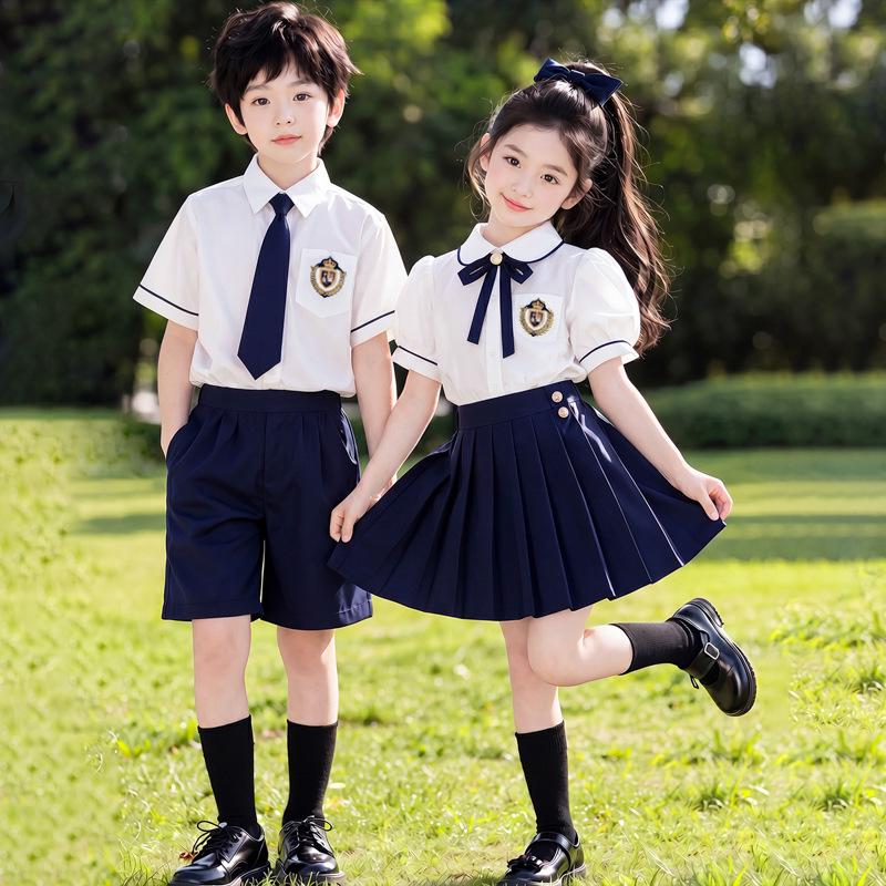 British Style Summer School & Kindergarten Uniform Set for Graduation and Chorus Performance