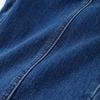 Ensembles décontractés en denim pour femmes, vestes slim à revers et manches bouffantes, pantalons droits taille haute, mode printemps 2025, ensemble 2 pièces pour femme