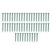 50/100 Pcs 16cm Plastic Garden Ground Cloth Pegs Landscape Fabric Pins Plant Barrier Gardening Ground Cloth Nail
