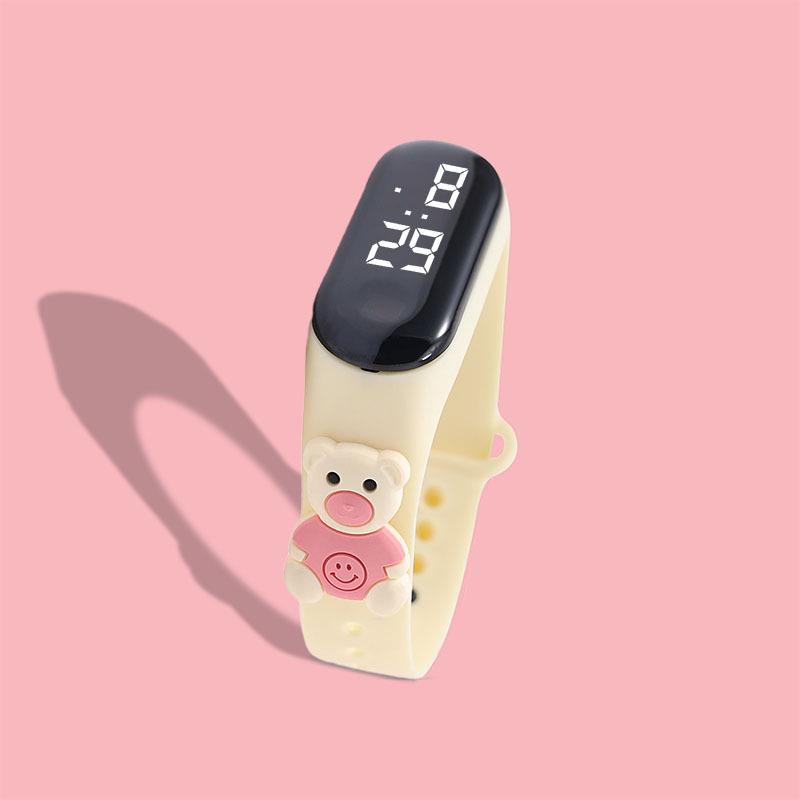 

Cartoon Earth LED Sports Watch for Students - Waterproof Digital Display