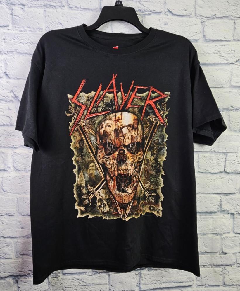 Slayer Shirt Size XL Black Short Sleeve Final World Tour Concert Tee 2019 Unisex T-Shirt