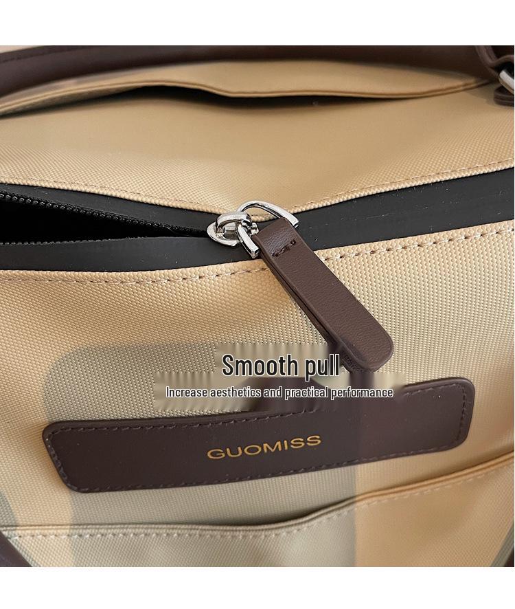 Women's Large Capacity Waterproof Duffle Bag for Short Business Trips - Attachable To Suitcase, High-End Carry-On.