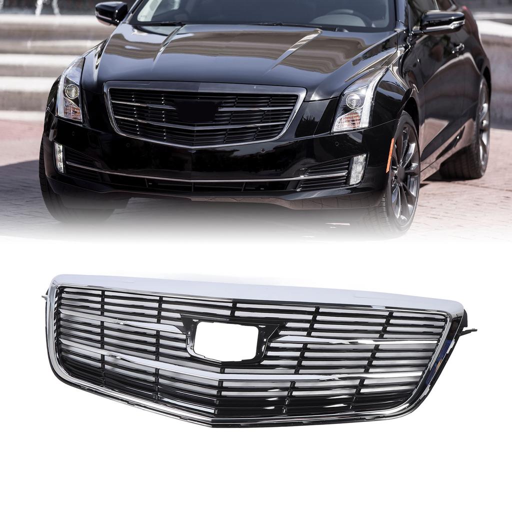 Front Bumper Upper Grille 22879627 Rugged Front Upper Hood Grill Replacement for ATS 2015-2019