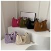 2024 Spring New Simple Commuter Bag Street Fashion Shoulder Bag Pu Material