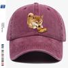pc Shiba Inu Eating Taiyaki Fun Print Baseball Cap Cute And Adorable Design Unisex Adjustable Size Suitable for Daily Outing