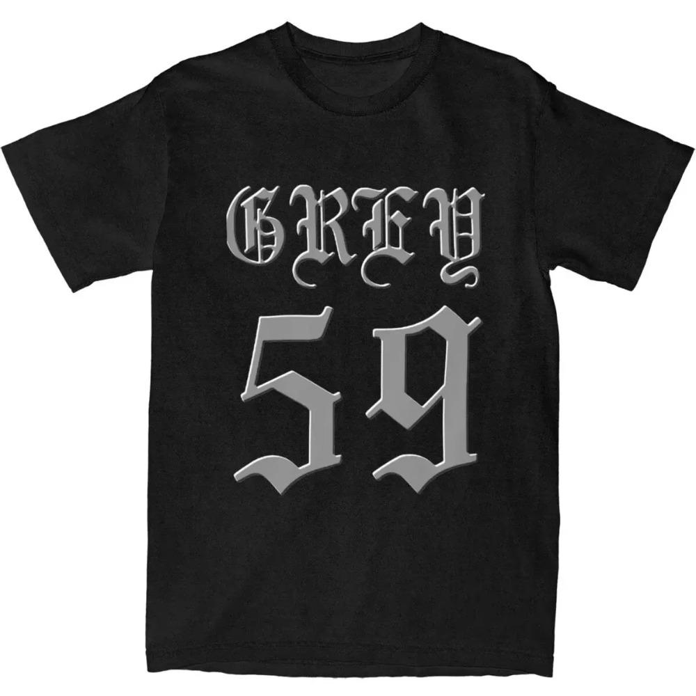 Men Women's G59  FTP Grey59 Shirt Apparel Vintage Cotton G 59 Records T Shirts Tee Clothing All Seasons