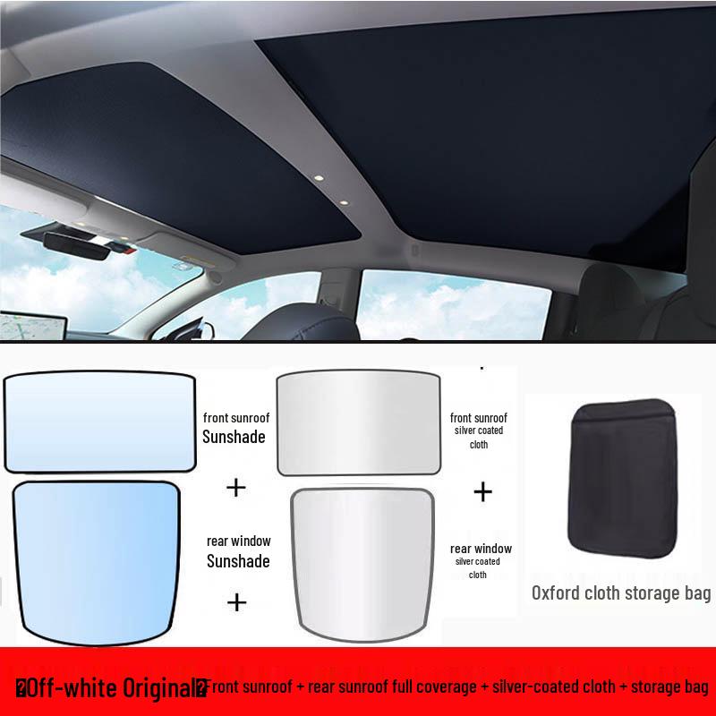 XPeng P7 P5 G3 Sunroof Sunshade: Ice Crystal Curtain for Heat Insulation & Sun Protection