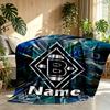Custom Name Personalized Borussia Monchengladbach Print Blanket, Home Decor, Bedroom, Sofa, Camping, Couch, Gifts for Birthday Christmas