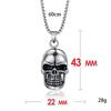 Exaggerated Personality, Oversized Skull Necklace, Men'S Fashion Is Popular
