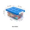 Lego Large Transparent Plastic Storage Box with Lid for Children's Toys & Organization