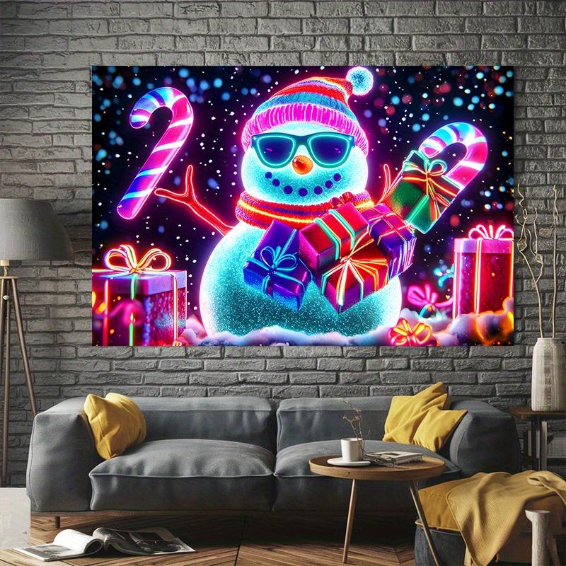 Party Backdrop Snowman Celebration Photo Booth Party Decor