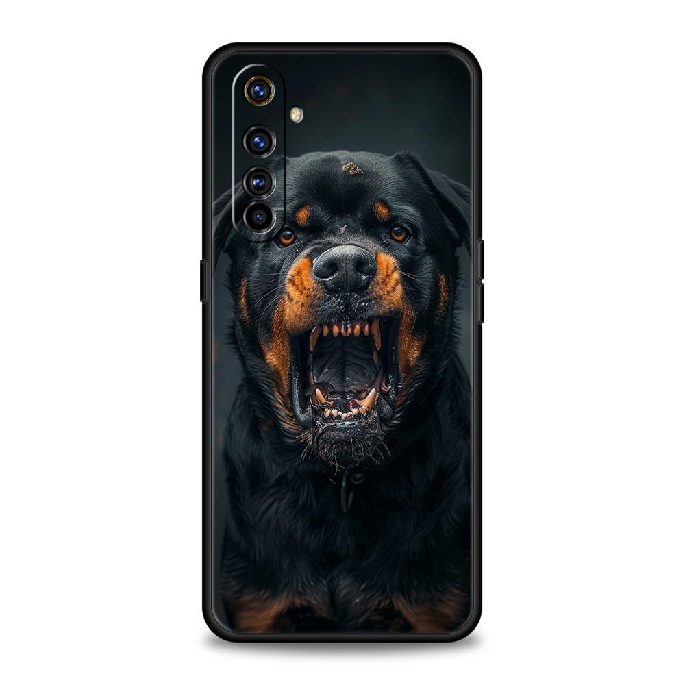 Rottweiler Dog Phone Case For Realme 13 12 10 9 8 7 GT3 GT5 GT2 Pro Plus 5G C21 C25 C35 GT Neo 2 3 3T 5 Cover