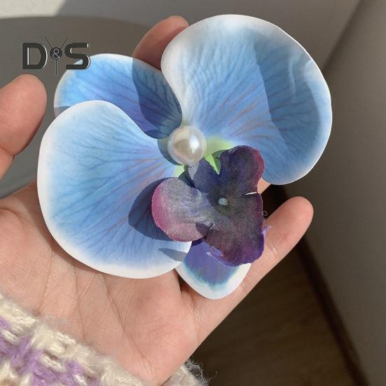 Women Hair Clip 3D Flower Decor Strong Grip Bang Hair Pin Photo Shoot Flower Styling Hairpin Hair Accessories