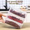 Spices Storage Box Sealed Dust-Proof Transparent Kitchen Food Storage Containers Home Supplies