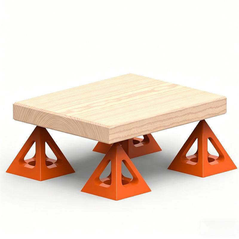 Pyramid Shaped Woodworking Paint Bracket 1/4 PCS Stable Non-slip Triangular Tripod for Furniture DIY Spray Painting Work