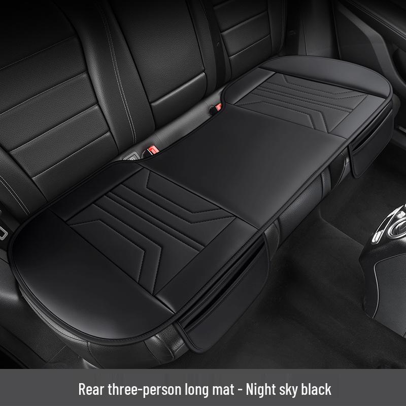 Universal All-Season Leather Car Seat Cushion for SUVs, Off-Road, Sedans, and Trucks
