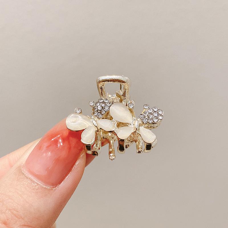 Women's Half-Tied Pearl Hairpin - 2024 New Side Clip for Back of Head