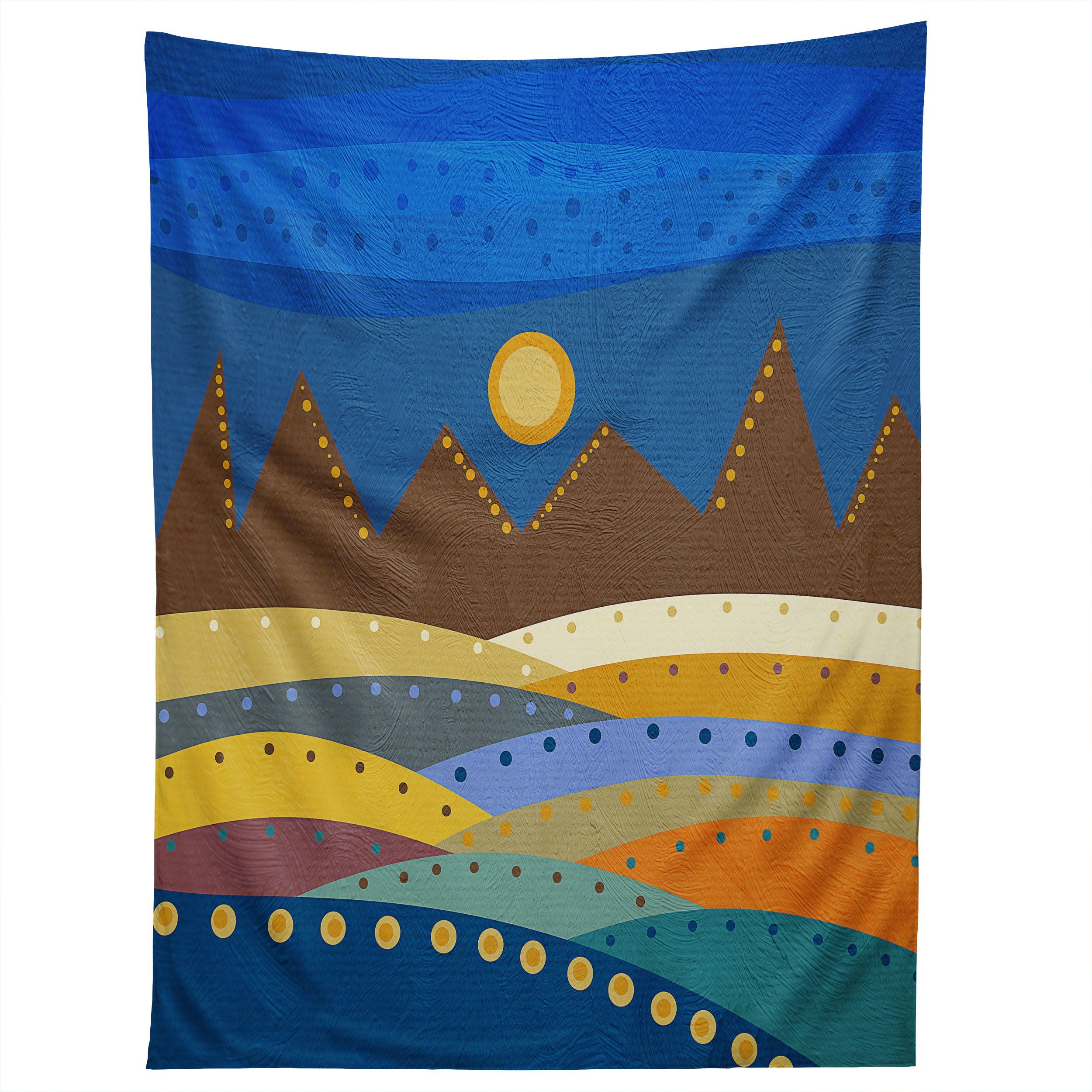 GEOMETRIC LANDSCAPE I tapestry 75x100