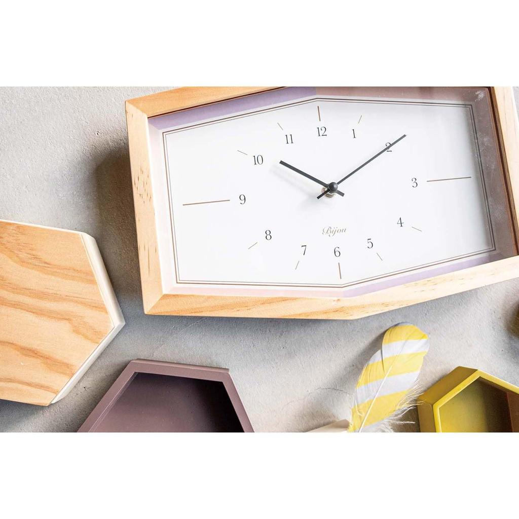 El Commune Bijou Wall Clock Amethyst WCL-018