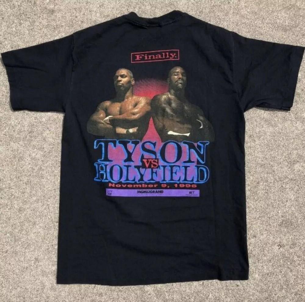 90s Mike Tyson vs Evander Holyfield Boxing T-shirt S-5XL Unisex T-Shirt XXXXL