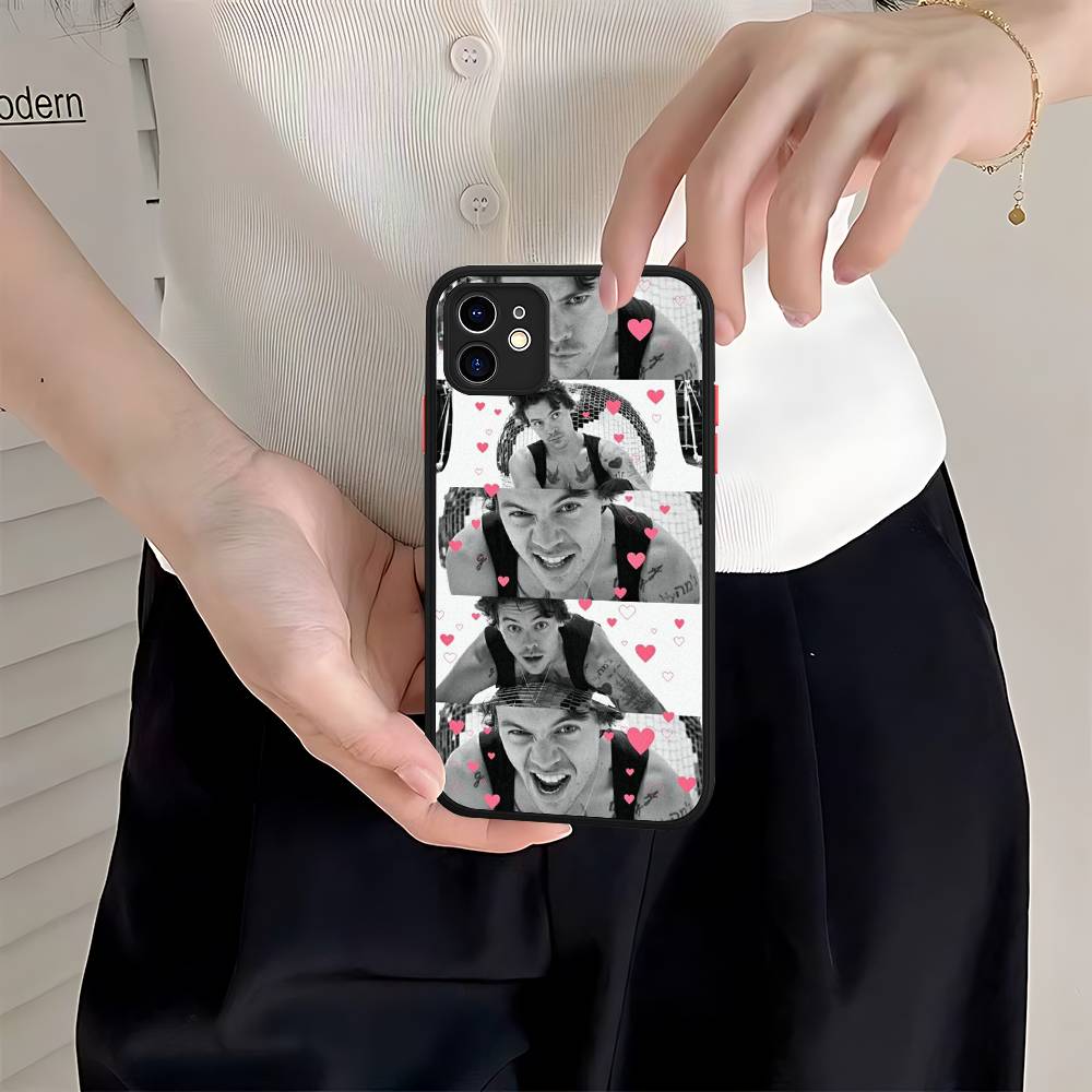 

Famous H-Harris Singer S-Styles Phone Case For iPhone 11 12 13 14 15 16 Pro Plus X XS MAX Matte Bumper Shockproof Cover iphone 12