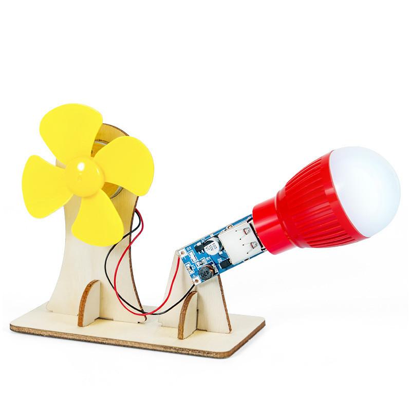 Science Experiment Diy Wind Power Generator Kit For Students Educational Physics Toy