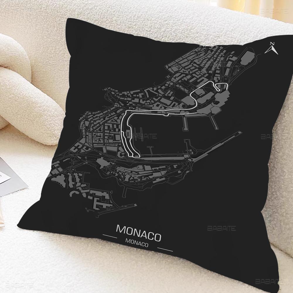 City Urban Route Cushion Cover Pillowcase Upholstery Sofa Throw Pillow Home Decor Pillowcas